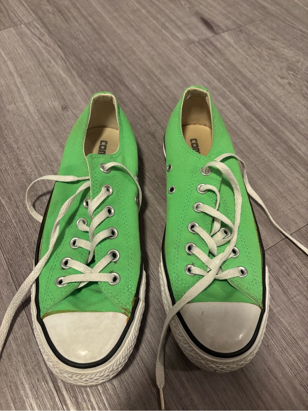Converse Chuck Taylor All Star Low Top Sneakers Lime Green Unisex Size M7 W9